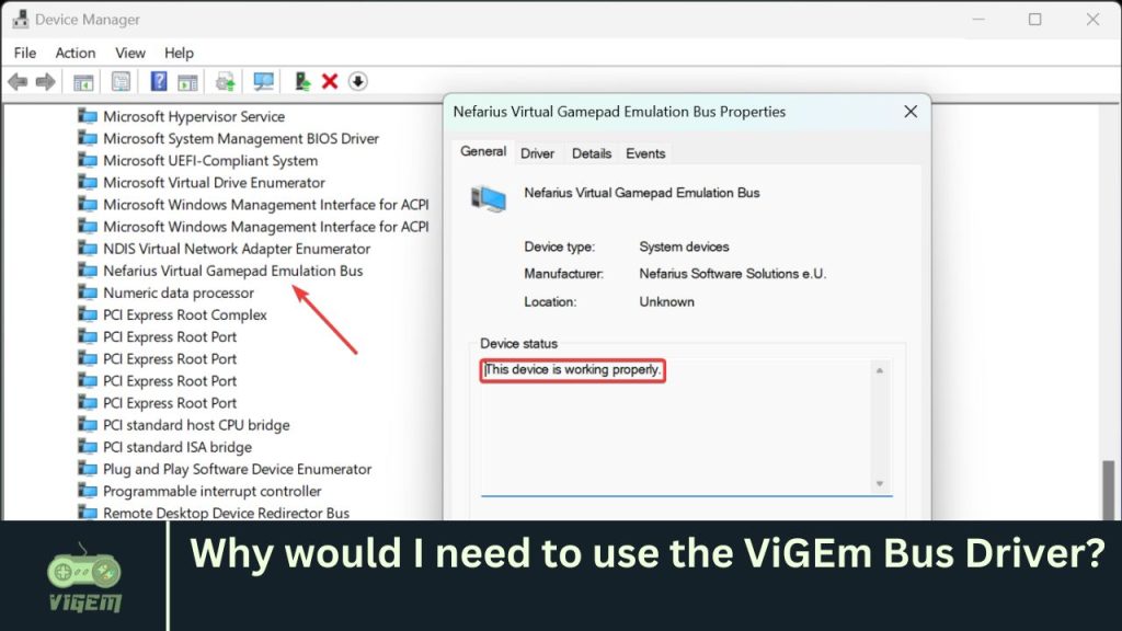 Guide vigembus